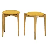 クローバーSX スツール(2脚セット) イエロー色