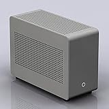 GEEEK Mini Sfx ITX 透明アクリル G1-SE A4 コンピュータケース (アルミサイドプレートマットシルバー)