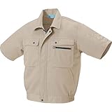 [クロダルマ] 半袖ジャンパー ベージュ 263711 5L