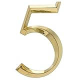 Whitehall Products Classic 6 Inch number 5 Polished Brass, 6 Inch by Whitehall