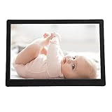 HDデジタルフォトフレーム、1280x800Pデジタルフォトフレーム赤外線リモコン家庭用に最適 (米国プラグ)