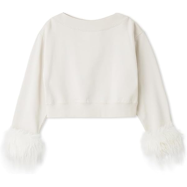 Amazon | [セルフォード] ベルスリーブリブニットプルオーバー