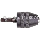 新しい 0-8 ミリメートル キーレスドリルチャック スクリュー ドライバー インパクトドライバーアダプター 1/4 "インチ 6 ミリメートル六角シャンク dril ビット クイック変更アダプタ コ