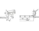 新協和 窓手摺 内部用 SK-6076A-1 ブロンズ