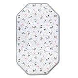 un doudou 防水 コットカバー 60×100cm Disney ミッキーマウス＆ミニーマウス 綿100％ キルト 裏面防水 四隅ゴム付き NZ8123-J