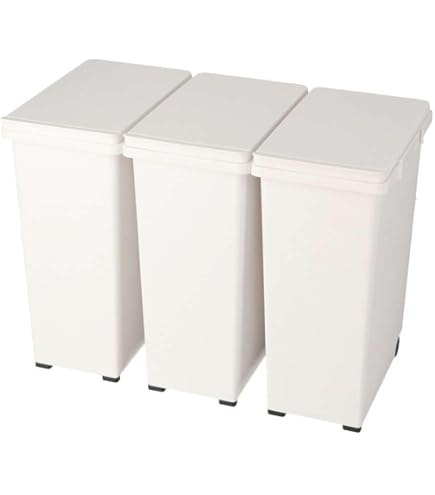 Amazon｜ニトリ 横型3分別 プッシュペール ワゴン 60L NITORI 8450983