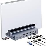 サンワダイレクト USB-C ドッキングステーション HDMI 2画面 4K スタンド型 PD100W USBC×1/USBA×4 LAN 3.5mm SD/microSD Mac/Win対応 400-VGA029