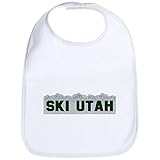 CafePress Ski Utah Bib - Standard Cloud White by CafePress