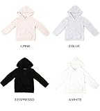 Barefoot Dreams CozyChic Toddler Hoodie 513 (4T-5T, WHITE) [並行輸入品]
