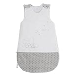 Noukies Swaddling Blanket 2.9 Tog 70 cm White / Grey Star Design by Noukies