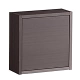 arne ウォールシェルフ 幅35 奥行21 高さ35 おしゃれ 北欧 石膏ボード 玄関 壁掛け 棚 戸棚 キッチン 飾り棚 WallBox ダークブラウン