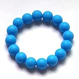 Roo Beads 'Eva' Silicone Teething Bracelet for Nursing Breastfeeding Moms, Babies, Toddlers BPA-Free