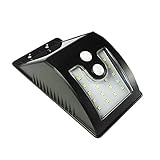 ソーラーライト　16個LED　防水　モーションセンサー　高輝度　壁ランプ　屋外・ガーデン・用　1パック