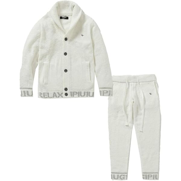 1PIU1UGUALE3 GOLF ウノピュゥ サークルロゴニット ホワイト