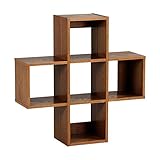 arne ウォールラック シェルフ 壁掛け棚 飾り棚 壁面収納 木製 デザイン インテリア ten ブラウン