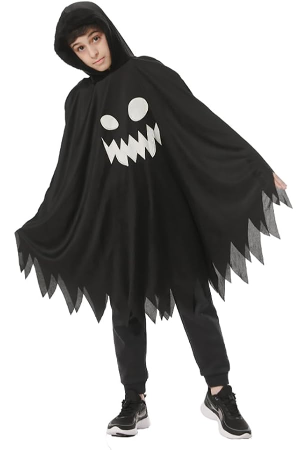 Amazon.co.jp: [IainStars] ハロウィン 仮装 女の子 おばけ ポンチョ