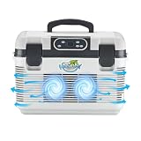 14L冷蔵庫 冷温庫 保温保冷庫 -10℃～65℃ ポータブル ミニ 小型 コンパクト 12V カー 24V トラック ミュート キャンプ キャラバン ホワイト