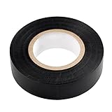 Refaxi 単一のロール、3.5M * 1.8CM / 137.79 "* 0.71"と黒のビニールの電気テープ、