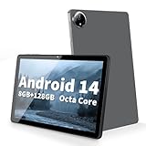 Veidoo 11インチタブレット、8GB(4+4拡張)RAM搭載Androidタブレット 128GB ROM 1TB 拡張、1280 * 800インチ-セルHDタッチスクリーン、オクタコアプロセッサ、WiFi 6、BT 5.0、デュアルカメラ(グレー)