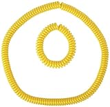 Abilitations Integrations Chewlery Chewable Jewelry, Bracelet and Necklace, Yellow (Set of 2) [並行輸入品