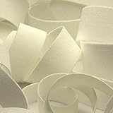 FUJIYAMA RIBBON インサイドベルト ハード 35mm オフホワイト 9.14M巻 手芸 服飾 インベル 平ゴム 織ゴム ライクラ