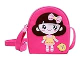 かわいい子供のショルダーバッグ、ジッパーのデザイン、女の子のハンドバッグ[かわいい女の子]