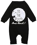 (コ-ランド) Co-land ベビー ロンパース 長袖 カバーオール 英字ロゴ かっこいい ベビー服 パジャマ 赤ちゃん 男の子 新生児 出産祝い ブラック 90