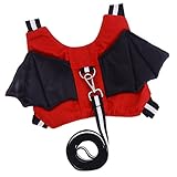 IPOTCH 全5種類　子供　迷子防止　リュック　ひも　迷子防止　ハーネス　リード付き　紐　 - 悪魔 - 赤