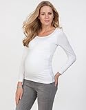 Seraphine セラフィン マタニティトップ Laina ロングスリーブマタニティナーシングトップ サイズXL ホワイト 授乳対応