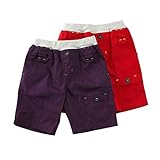 【アウトレット】La Chiave (ラ キエーベ) ハーフパンツ(80～130cm)キムラタンの子供服 レッド 95 (53222x53422-151b)