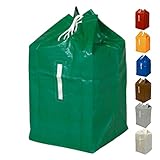 オリタニ 業務用 リネン 回収袋 ランドリー バッグ ポリカロン製 1枚 特大 120L 万能 分別 (グリーン)