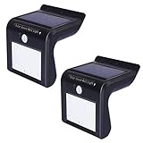 ALED LIGHT LEDソーラーライト 8LED 広角 昼光色　省エネ 人感センサー　光感センサー 　太陽光発電　防水仕様　夜間自動点灯　2個セット　防犯ライト　玄関入口　屋外照明　軒先　ガーデン