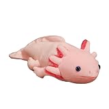 Mudfuioぬいぐるみ 寝具 添い寝枕 可愛い おもちゃ アニマル ぬいぐるみ 動物 抱き枕 クッション だきまくら プレゼント ウーパールーパーぬいぐるみ 80cm 縫い包み 卒業祝い ぬいぐるみウーパールーパー 動物のおもちゃ 彼女に ピンク ふわふわぬいぐるみ 子供の枕 (45cm,粉っぽい)