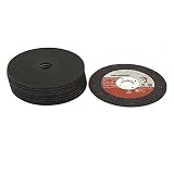 uxcell カッティングホイール ディスクカッター 100mmx2.5mmx16mm ブラック 10枚入り