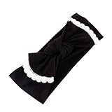 Onuneed ベビー キッズ ヘアヘアアクセサリー 結婚式やパーティー 髪飾り 新生児 赤ちゃん 出産祝い 内祝い お宮参り 誕生日 等にも-お花 (ブラック)