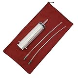 TNBF® 大容量 150ml プラスチック 注射器 ホース 付き セット 大きめ シリンジ 針 無 なし プラ オイル 注入 2