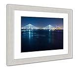 AshleyフレームプリントSt Louis Skyline、壁アートホーム装飾、ag6544669 34" x 40", Silver Frame 6544669-AFPL1-SC24