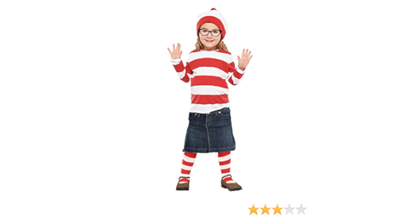 Amazon ウォーリーを探せ ウェンダ キッズコスチューム 女の子 対応身長1cm 140cm おもちゃ おもちゃ