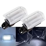 Minile カーテシランプ Led クラウン アスリート マジェスタ200系 210系 220系 ハリアー60系 30系アルファード ヴェルファイア エスティマ カムリ プリウス マークx 車用ドアランプ カーテシ 2個セット for レクサスiS (white 01)