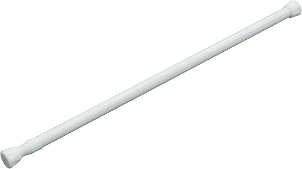 HEIAN SHINDO つっぱり棒 ばね式強力タイプ レギュラーS ホワイト 幅70~110cm 耐荷重15~10kg パイプ直径2.2cm NSW-10 平安伸銅工業 - 1