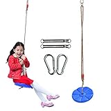 TL ToysブルーディスクSeat Swing Monkey Ropeツリースイングブルー
