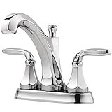 Pfister lf-048-decc Designer 2-handle 4インチCentersetバスルーム蛇口ポリッシュクロームで、1.2 GPM