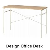 オフィスデスク メープル色が優しいシンプルデザイン 幅110