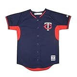 ユースMinnesota Twins Dri - Fit Baseball Jersey with刺繍ロゴ XL(18/20)