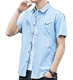 [Amyni] シャツ メンズ 夏服 半袖 吸汗速乾 汗染み防止 100%綿 夏 対応 ジャケットシャツ ファッション ポロシャツ メンズ Ｔシャツ オックスフォード ポケット シャツ