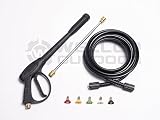 PREMIUM Pressure Washer 8-Parts Replacement Kit with ACCESSORIES! 5 QUICK CONNECT TIPS 3600 MAX psi 
