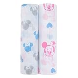 ideal baby by the makers of aden + anais Disney swaddle 2 pack minnie mouse [並行輸入品]