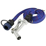 uxcell ホースノズルスプレー　伸びるホース　3.6M長さ　ストレッチ (スプレーノズル付き)