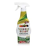 オーガニック ベジーウォッシュ Organic Veggie Wash （473ml）オーガニックにこだわった成分でフルーツや野菜についた汚れを洗い流す洗浄スプレー