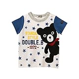 ダブルB(mikihouse) メガ!!Ｂくん＆Ｂ子ちゃんの半袖Ｔシャツ（62-5203-970） 100cm ブルー（15）